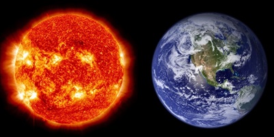 Sun and Earth